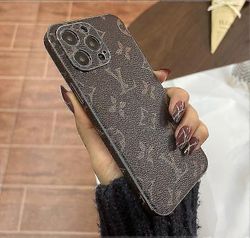 Suunnittelija ylellinen Iphone 15-11 naisten puhelinkotelo, klassinen tyyli PU-nahkakotelo, ohut ohut puhelinkotelo, joka on yhteensopiva iPhonen k...