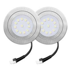 2 kpl 1,5 W liesituulettimen LED-lamput 12V DC halogeenivaihto, himmennettävät keittiön hehkulamput ylivirtasuojalla Kuten