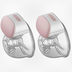 Handsfree-sähköinen puettava rintapumppu - Kannettava kuppi 8 unssia/240 ml mukavaan imetykseen 2 sarjaa - 28mm 20cm
