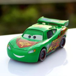 Youlaicai Autot2 nro 95 Lightning Mcqueen Piston Cup monivärinen maali Kilpa-automalli Alloy Metal Diecast Car Collection Lelu pojalle vihreä Mcqueen