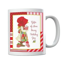 Holly Hobbie julegaver af kærlighed Bring Holiday Joy Krus Hvid 10oz