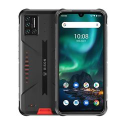 UMIDIGI Bison Smartphone Lava Orange - Outdoor IP69K Vedenpitävä - Lukitsematon SIM-kortti ilmainen - 6 Gt RAM-muistia - 128 Gt tallennustilaa - 48...