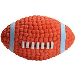 Sssxv Koiran pureskelu vinkuva lelupallo, koiran interaktiivinen lelu aggressiivisille pureskelijoille, kestävät koiran lelut rugbyn muoto koirille...