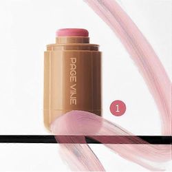 Pocket Blush Stick, 3-in-1 rakennettava Natural Matte Blush Stick poskille, silmille ja huulille, kosteuttava koostumus, rasvaton, koko päivän käyt...
