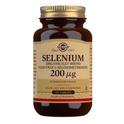 Solgar Selenium 200ug (hiivaton) Välilehdet 250 (12537095)