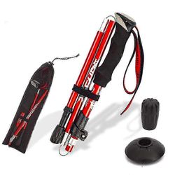 Naturehike 5-osaiset kokoontaitettavat iskunkestävät vaellussauvat patikointiin (vain yhdet sauvat) sininen 110-130cm