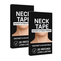 Celestica-kaulanauha, välitön kohotus ja kiinteyttävä näkymätön teippi kaulalle, kasvoille, leualle 40 kpl