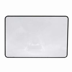 4 kpl 3X litteät suurennuslasit lukemiseen, joustavat muovilinssit kirjojen, korttien, kuvioiden pieniin tulosteisiin (7 x 5 tuumaa)