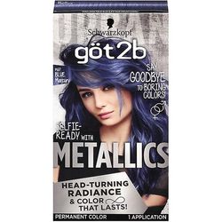 göt2b Schwarzkopf Got2b metallics pysyvä hiusväri, M67 sininen elohopea