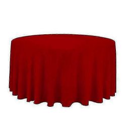 1kpl kiinteä polyesteri pyöreä pöytäliina valkoinen musta punainen sininen kulta syntymäpäiväjuhlien pöytäliinaan Diameter 140CM