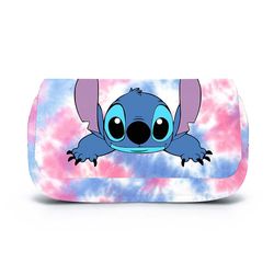 Shakub Lilo & Stitch Tema Børn Penalhus Student Stationery Organizer Taske Dobbeltlags Pen Pose til drenge Piger Type3