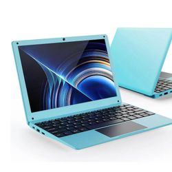 10.1 tuuman kannettava Android 12.0 -tietokone Quad Core Powered Netbook, jossa WiFi-verkkokamera jy Sininen