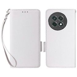 Nahkakotelo OnePlus 13R 5G Litchi Texture Wallet Flip -puhelimen kuorelle Valkoinen