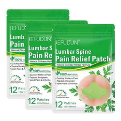 36x koiruoho kipua lievittävä tarra terveydenhuollon plast kivun lievittämiseen polvinivel, lannenikamat ja kaulanikamat