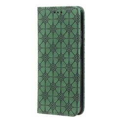 Gangxun Kompatibel med Xiaomi Redmi Note 10 4g taske læder magnetisk flip folio cover tegnebog grøn