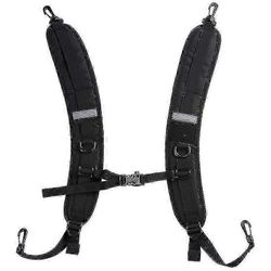 Säädettävät pehmustetut olkahihnat sopivat reppuihin ja kuivapusseihin (1 kpl, musta)