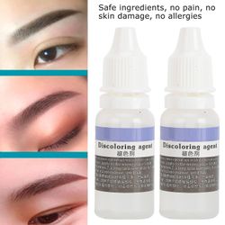 2stk tatovering korreksjon serum smertefritt pigment fading agent tatovering øyenbryn øyne leppe microblading remover rekvisita 15ml/flaske