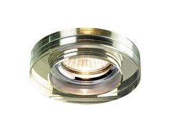 Inspired Lighting Krystal forsænket downlight dyb rund FÆLG KUN hvidvin, kræver 100035310 for at fuldføre elementet