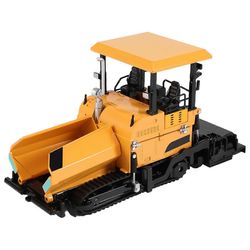 Alloy painevalettu päällystyskone päällystys asfaltti moottoritien rakennusauto 1:40 Engineering Vehicle Model Decoration Kid Toys, keltainen