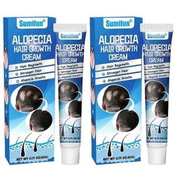 Hiustenlähtövoide miehille edistää miesten hiusten kasvuvoidetta kaikille hiustyypeille 2pcs