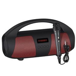 Newrixing Nr2055 Tws Bluetooth-högtalare med mikrofon Röd