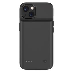 IPhone 14: lle 6800mAh pehmeäreunainen puhelimen takalatauskotelo ladattava laajennettu akkulaturi Monivärinen