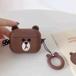 AIR Silikone sag til AirPods pro-Brown Bear Pro