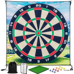 Giant Size Dart Chipping Challenge Golf Game Set, 100% upouusi 200cm