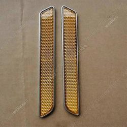 Moottoripyörän etuhaarukan jalkaheijastimet Harley Davidson Xl883 Xl1200 1250 Xg500 Xg750 Touring Street Dyna Pan V-tankorauta 1986- Keltainen B