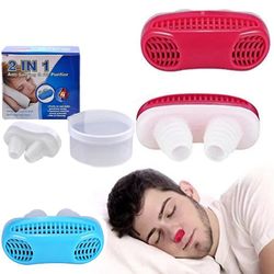 Sleep Aid Silikone Anti Snorken Device Nasal Dilators Anti Snore Stopper Næse Klip Apnø Guard Easy Breathe Forbedre Sleeping Blå
