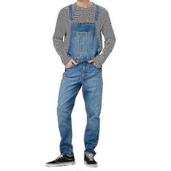 Miesten Dungarees Denim Haalarit Ruokalappu Ja Housut Farkut Haalari Housut Romper - XC Tummansininen L