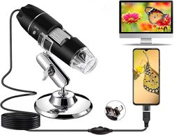 ISLAND Usb Digital Mikroskop, KameraFörstoring Endoskop Led Light Mini Handhållet Mikroskop Med Stativ Perfekt För Barn Studenter Kompatibel Androi...