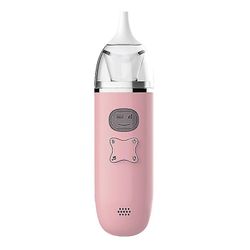 Boeyaa Sikkerhet Barnas Neserenser Usb Charge Baby Nasal Aspirator Sprøyte Penguin Voksen Nasal Aspirator Rosa