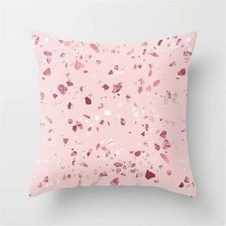 Varychmoo Rose Guld pudebetræk Soveværelse Square Pude cover sofa decors Lyserød A