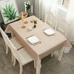 Tør ren Pvc Vinyl Dug Dining Køkken Dække Protector Brown XL