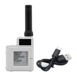 SoftRF T- NRF52840 LoRa SX1262 langaton moduuli L76K GPS 1.54 e-paperi BME280 anturi, 915MHz Valkoinen