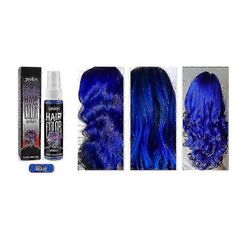 Sevich 8 väriä 30ml Hair Dye Spray Kertakäyttöiset hiukset Quick Spray Lasting Security Vedenpitävä Tw Sininen