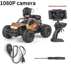 Ny Rc Bil 720p 1080p HD-kamera Metal Frame Remote Truck Vehicle Climb Car leketøy for gutter 1080p kamera a