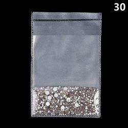 1440pcs/pack Gold Flatback Ab Crystal Nail Rhinestones Mix Størrelse Negler Art Decoration Glass Stones Shiny Gem Manikyr Tilbehør