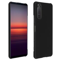 Avizar Kotelo Sony Xperia 5 2 jäykkä kumipinta matta musta