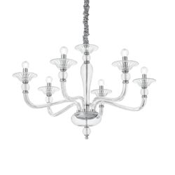 Ideal Lux Lighting Ideel Lux Danieli - 6 Light Pendant Light Trasparent, E14