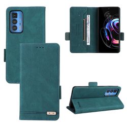 Gangxun Etui til Motorola Moto Edge 20 Pro / edge S Pro læderetui Folio Flip med kreditkortspor Etui Coque Grøn