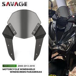 For Kawasaki Z800 frontrute frontrute Parabrisas motorsykkel tilbehør vindavvisere skjerm Z 800 2013-2016 vindskjerm