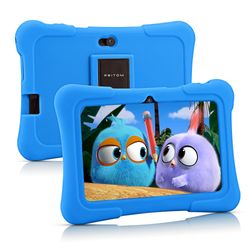 Pritom K7 PRO 7 tommer tablet til børn, Android 11 børnetablet, quad core, 2 GB RAM, 32 GB ROM, WiFi, kamera, uddannelsesmæssige, spil, børnesoftwa...