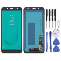 TFT LCD-näyttö Galaxy J6 (2018), On6, J600f/ds, J600g/ds puhelimelle, digitizer-kokonaisuus (musta)