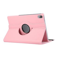 360 roterende etui til Huawei Mediapad M5 Lite 10 Bah2-w19/l09/w09 10.1 Tablet Stand Cover til Huawei M5 Lite 10 Case + Film Pen Pink