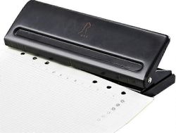 Teollinen 6-reikäinen Punch Binder Hole Punch 6-reikäinen säädettävä reikäreikä lippaalle/asiakirjalle