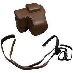 Tyyppi B Fujifilm X-S20 PU nahkakameralaukku Akun avaaminen putoamisenestokotelo olkahihnalla Monivärinen Style B