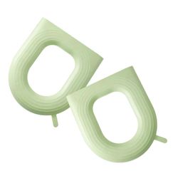 2 kpl pehmustettuja WC-istuimen tyynyjä, pestäviä, vedenpitäviä, lämpimiä EVA-pehmusteita kylpyhuoneeseen (vihreä)