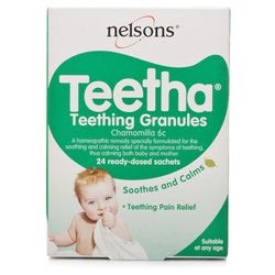 Nelsons Bodycare Nelsons Teetha Tänder Granulat, 24 påsar